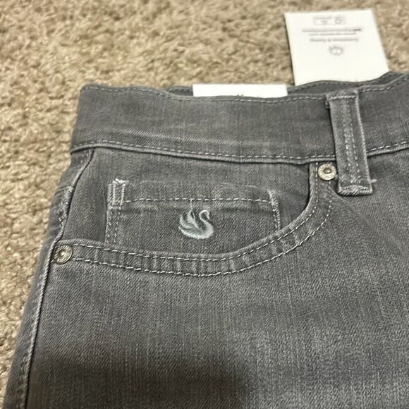Gloria Vanderbilt Women's 8 Amanda Slimming Skinny Jeans Gray Stretch Denim New - Picture 7 of 11